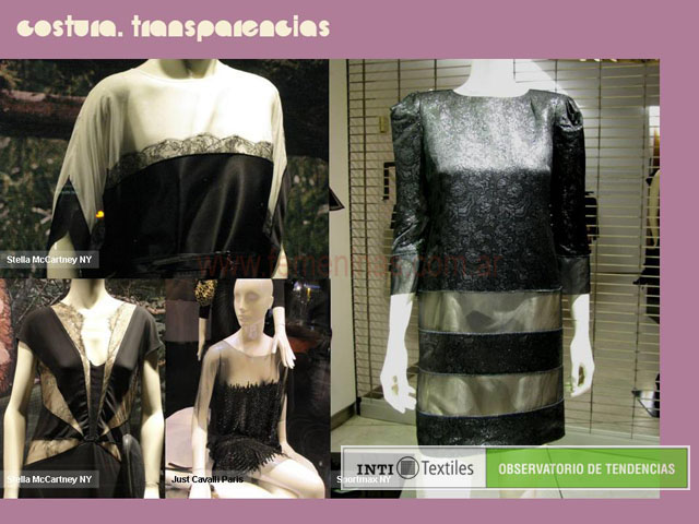 Trasparencias y costuras moda invierno